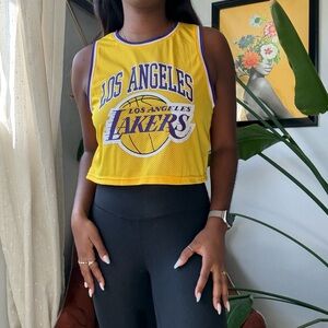 Women’s Gold Lakers Jersey Tank